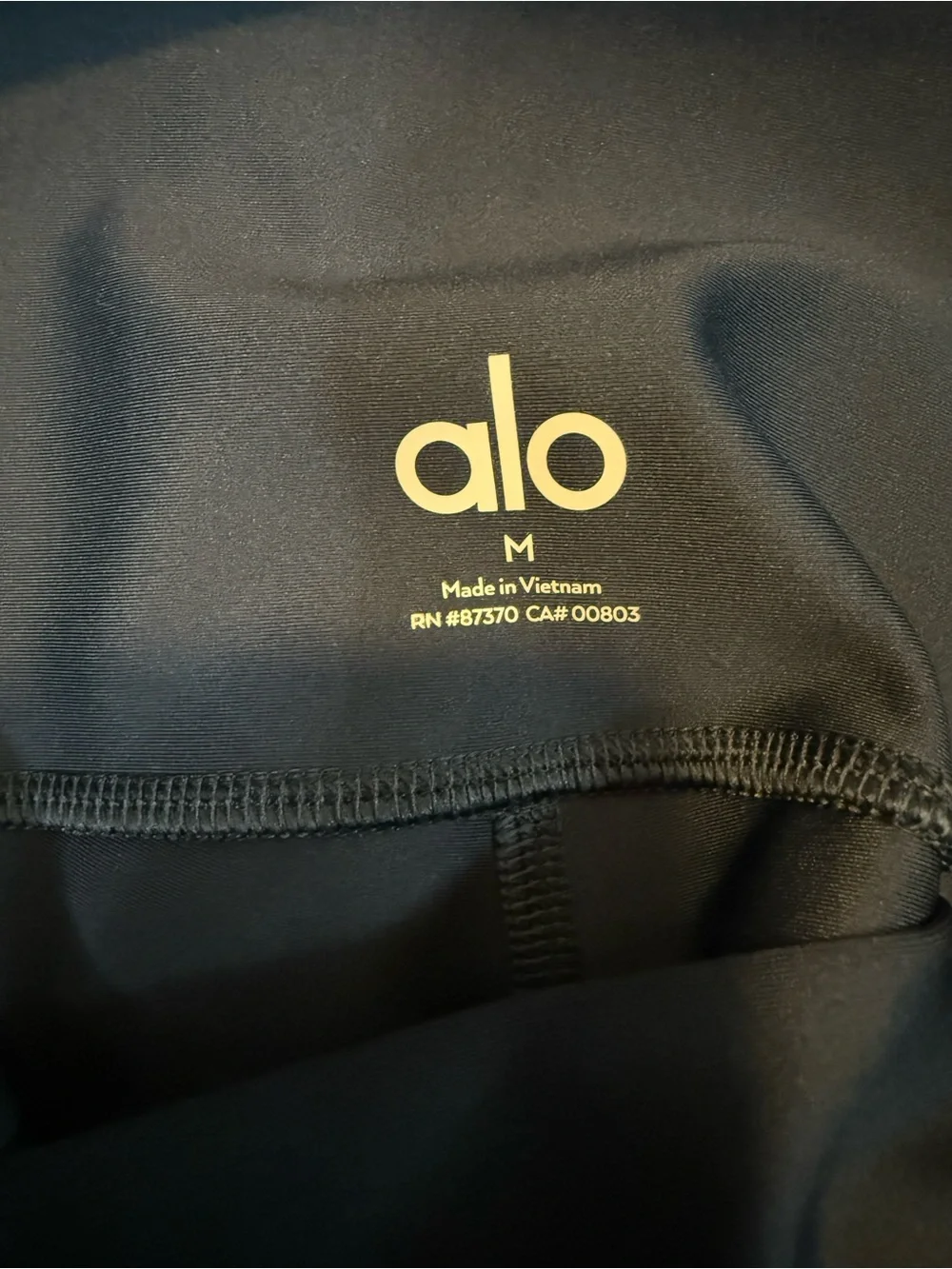 Alo High-Waist Black Leggings